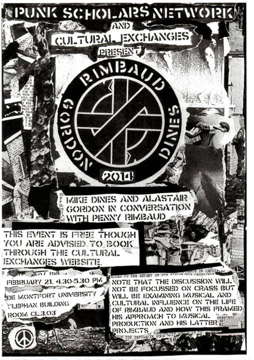 Punk Scholars Network - Cultural Exchanges - 21 February 2013 - Leicester