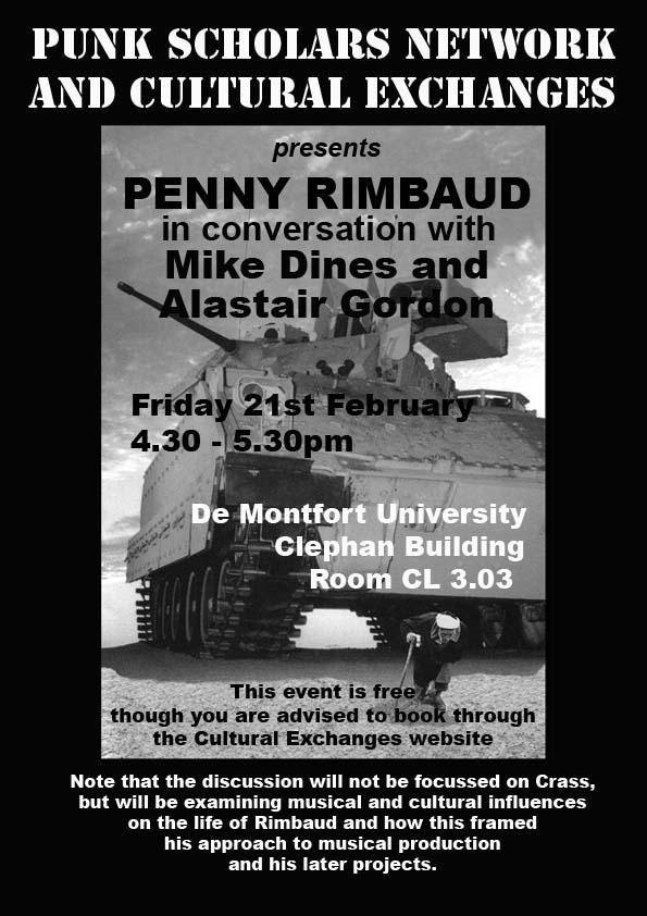 Punk Scholars Network - Cultural Exchanges - 21 February 2013 - Leicester