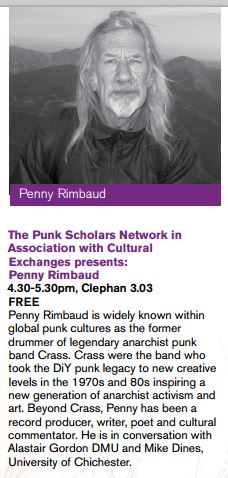 Penny Rimbaud, Leicester, 21 February 2014