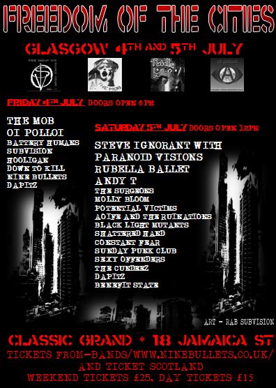 Freedom of the Cities - Glasgow - 4-5 July 2014