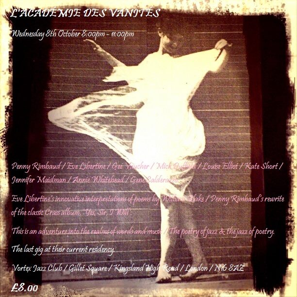 Rimbaud and Libertine - The Vortex - October 2014