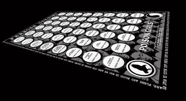 All The Madmen Records - Poison Girls Persons Unknown - back cover