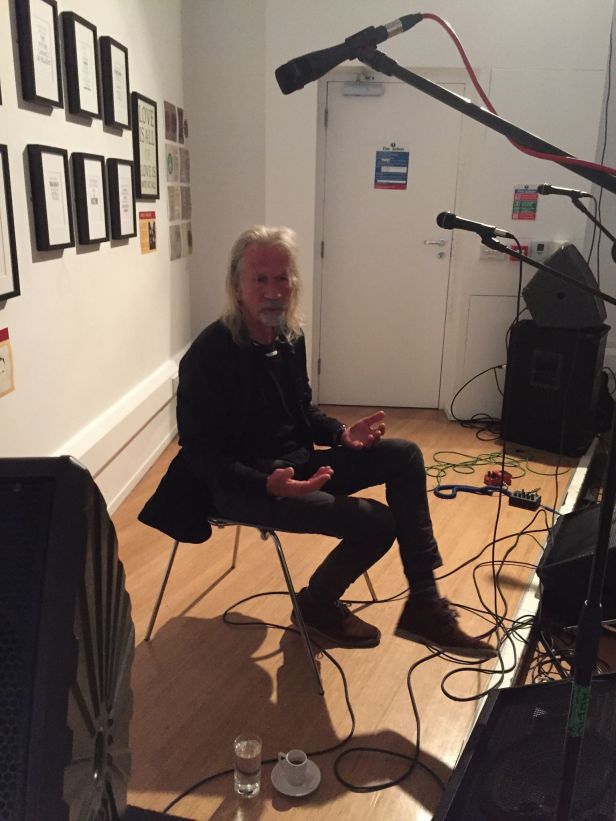 Penny Rimbaud in conversation at The Art of Crass exhibition