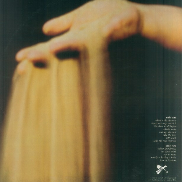 Where's the Pleasure - back cover