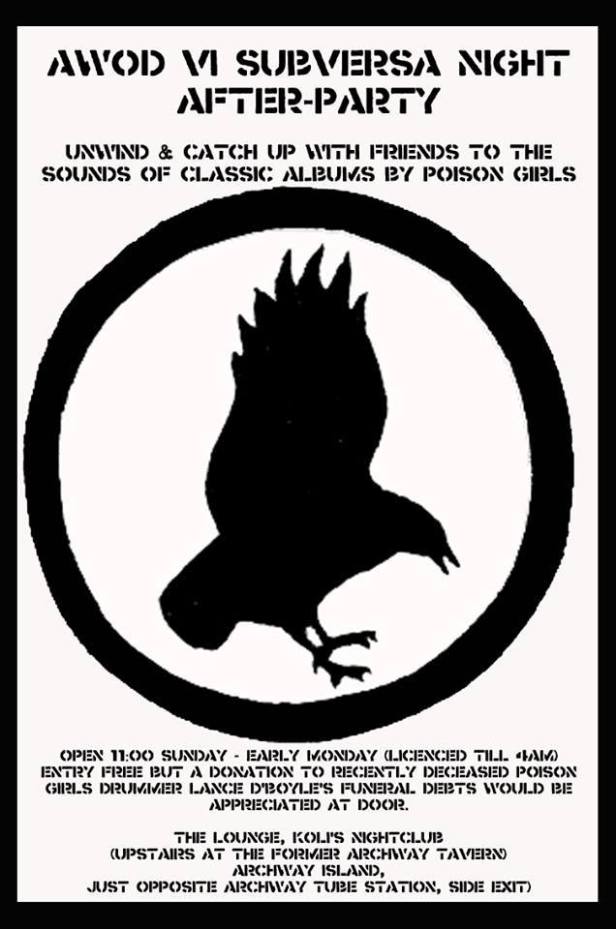 AWOD 2017 - Vi Day - after party - poster