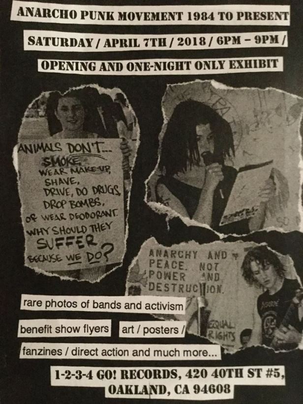 Anarcho-punk movement 1984 to present - one night only