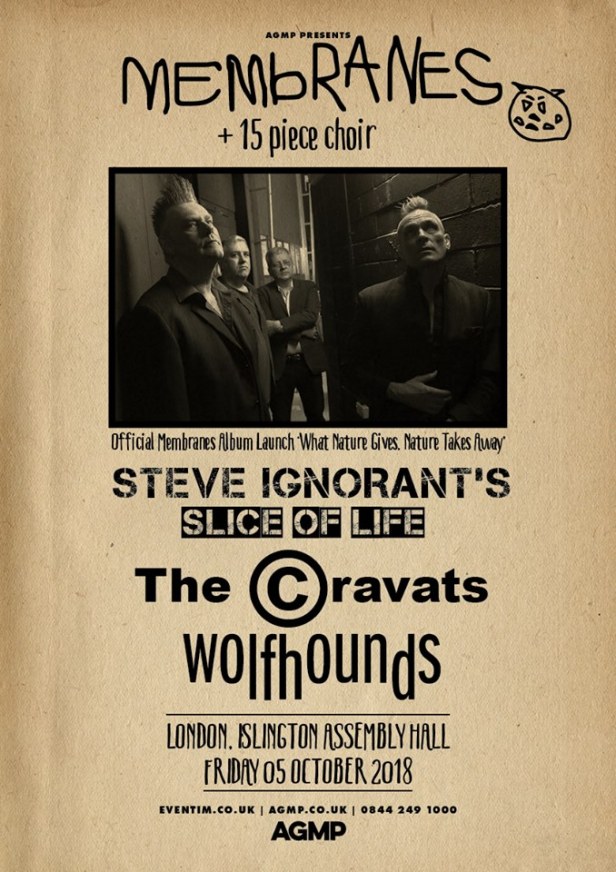 The Membranes, Islington, London - 5 October 2018