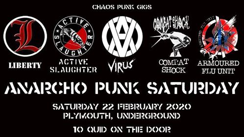 Anarcho-Punk Saturday, 22 February 2020