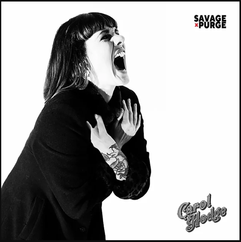Front cover of Carol Hodge album Savage Purge