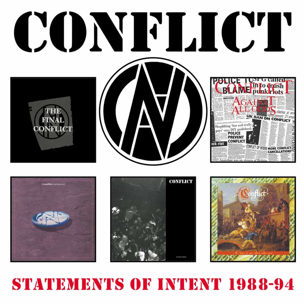 Conflict - Statements of Intent 1988-1994  - boxset front cover