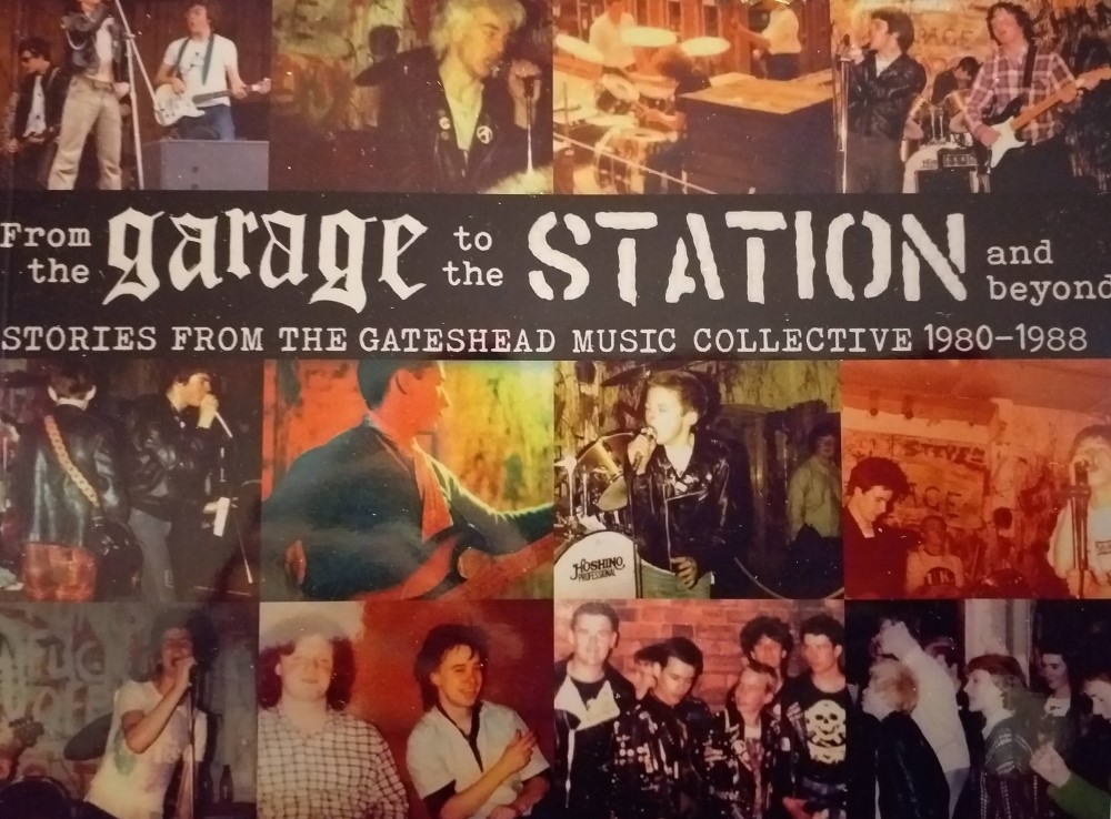 Detail from the cover of 'From The Garage To The Station And Beyond' - Stories From The Gateshead Music Collective 1980-88
