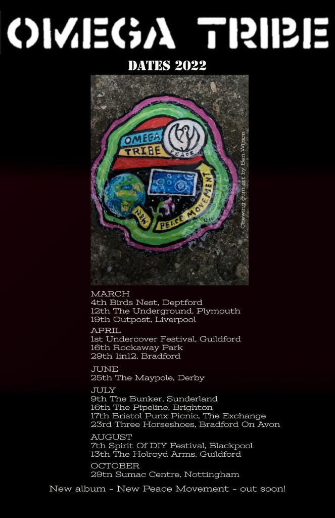 Omega Tribe - live dates - 2022