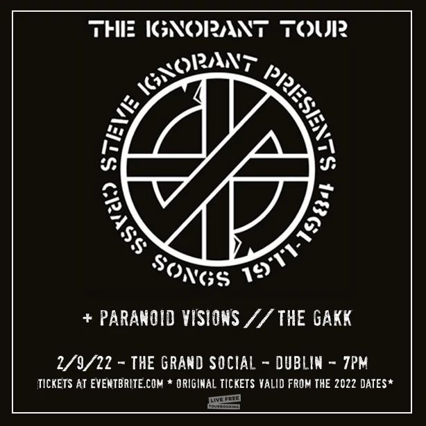 The Ignorant Tour - Dublin - 2 September 2022