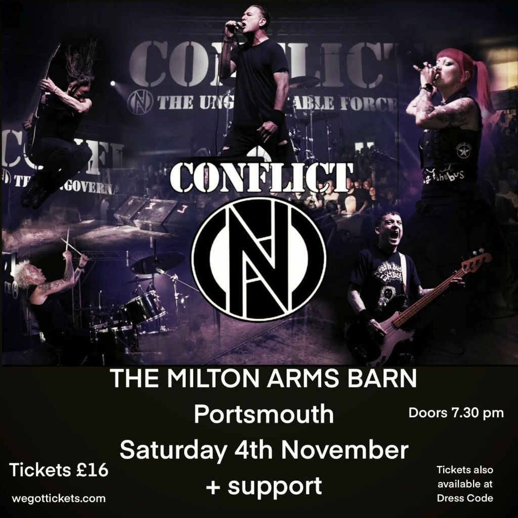 Conflict - live - 4 November 2023 - Porstmouth