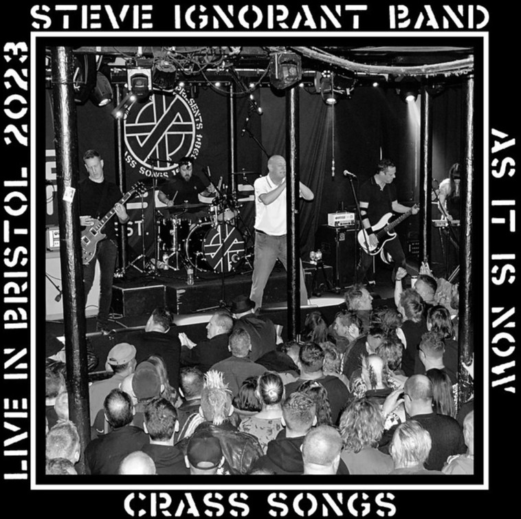 Steve Ignorant Band - live in Bristol 2023 - vinyl edition - cover