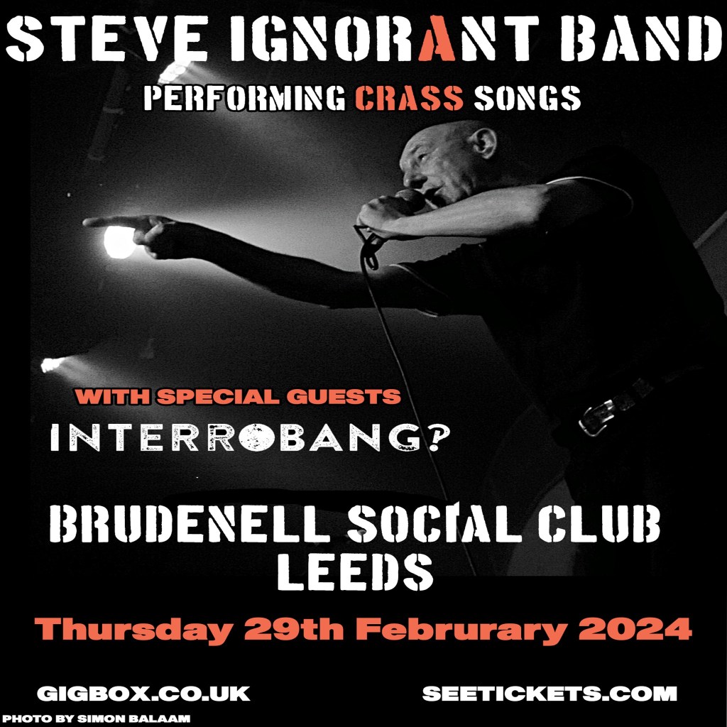 Steve Ignorant Band - 29 Feb 2024 - Leeds