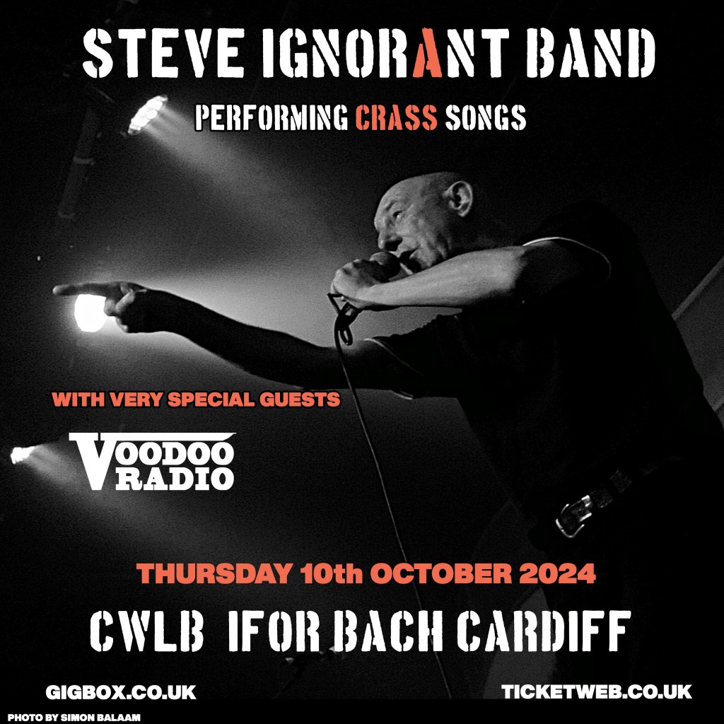 The Steve Ignorant Band, Voodoo Radio, 10 October 2024, Cwlb Ifor Bach, Cardiff