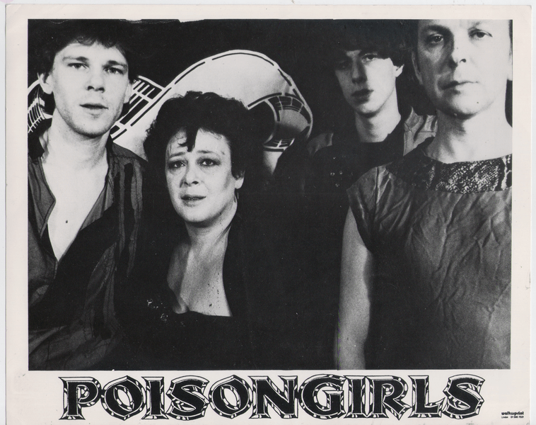 Poison Girls four-piece line-up promo shot