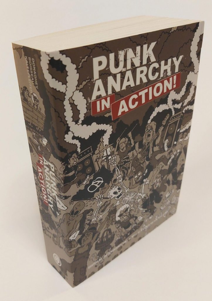 Side view of Jim Donaghey, Will Boisseau and Caroline Kaltefleiter (eds). 2026. Punk Anarchy in Action. Active Distribution.